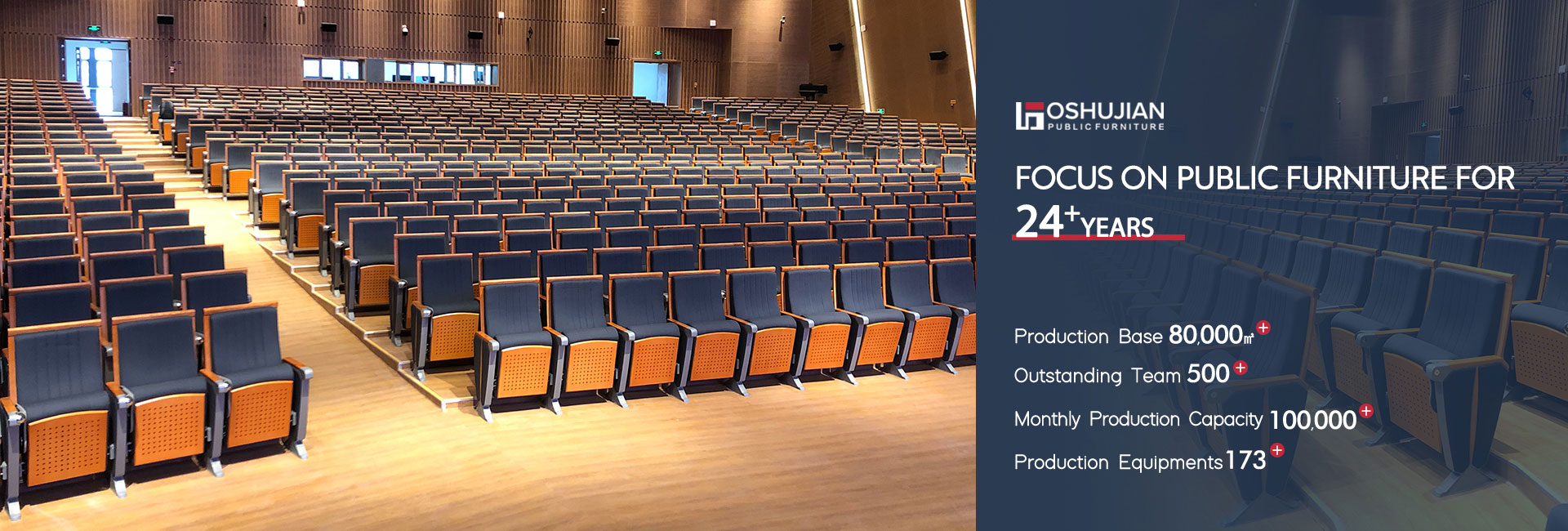 Fabricante de assentos para auditório | Fornecedor de assentos para teatro | Sistema de assentos